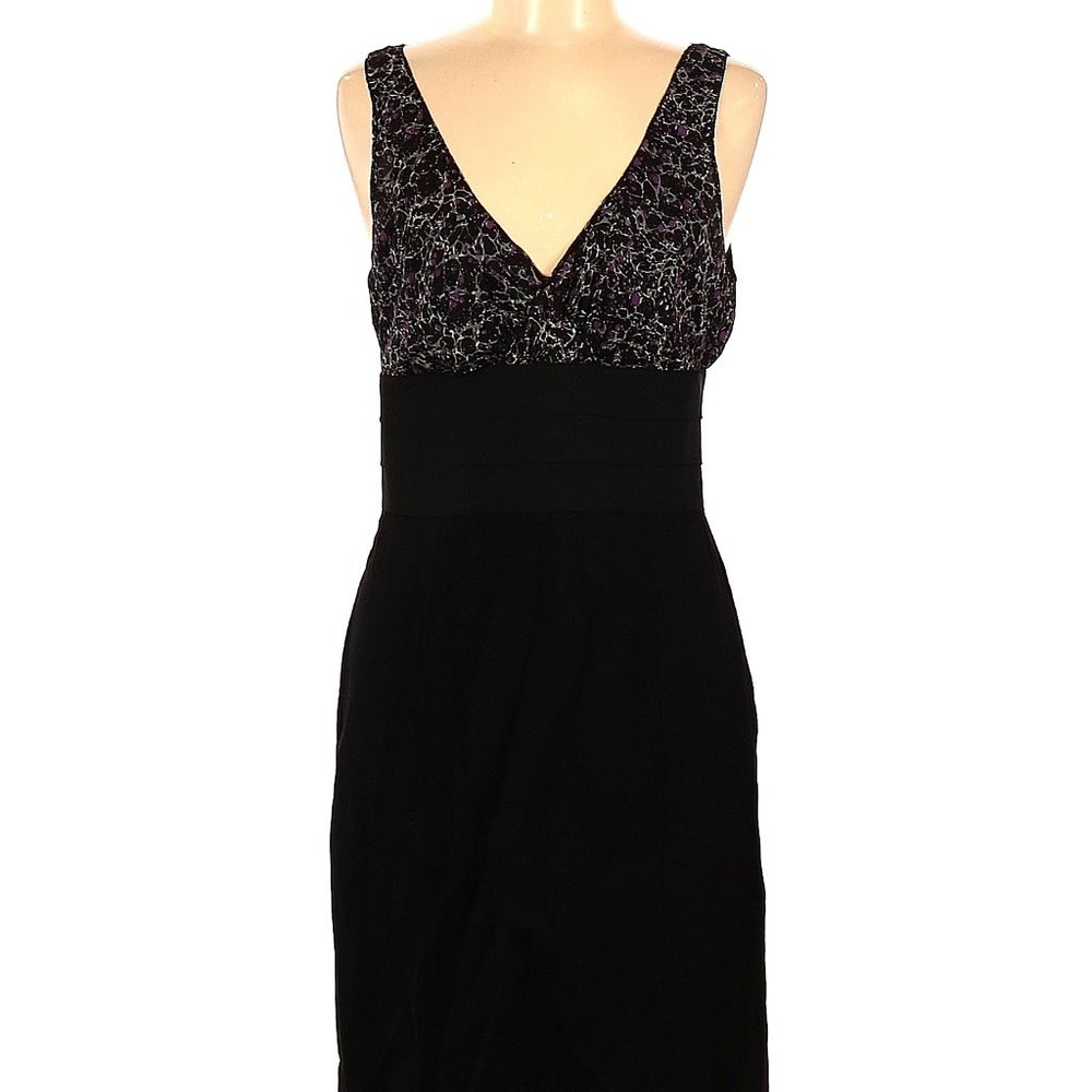 MAX STUDIO size L purple lace top V-neck dress in excellent condition - Picture 1 of 6